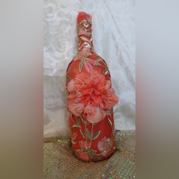 Hand Crafted Glass Bottle&Pillow Set Summer Dreaming In All Seasons - Picture 6 of 10